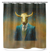 Deer's Mountain Majesty Shower Curtain